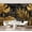 Color 3, variant on Wall Mural Peel and Stick seamless gold black tropical leaves dark Self-Adhesive Wallpaper Removable Wall Decal Wall Sticker Home Decor for Living Room Bedroom 69"x96"