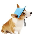 thumbnail image 4 of KMWGRE Dog Baseball Cap Pet Hat Accessory Cute Straw Summer Sun Protective Wear Puppy Fashion Outfit Blue XL, 4 of 5