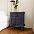 thumbnail image 4 of MDQMD Nightstand Set of 2- Wooden Nightstand with 2 Drawers, Bedside Table with Vintage Handle for Bedroom,Navy Blue, 4 of 8