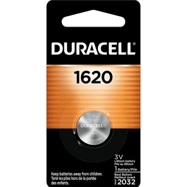 Duracell - 1620 3V Lithium Coin Battery - Long Lasting Battery - 1 Count