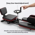 thumbnail image 3 of 440lbs Leg Exercise Machine,Split Machine for Adults and Kids,0-180 Degree Leg Stretcher Machine with PU Leather Cushion and Reinforced Backrest, 3 of 7