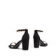 thumbnail image 3 of Sandalias de Tacón Grueso para Mujer DREAM PAIRS en Ante Negro Talla 12, 3 of 6