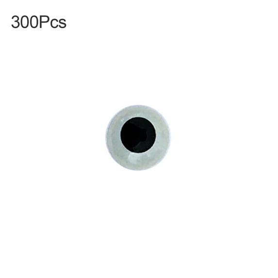 NUZYZ 300Pcs 3D Emulational Fishing Lure Fish Eyes Self Adhesive Luminous Crafts