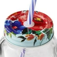 thumbnail image 3 of The Pioneer Woman Cassie 32-Fluid-Ounce Mason Jar Tumbler, Clear, 3 of 5