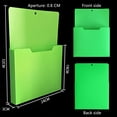 thumbnail image 3 of Magnetic Wall File Organizer, A4 Coded Folders, Deep Pocket Paper Holder for Mail, Fridge Whiteboard Mounting Options, 3 of 8