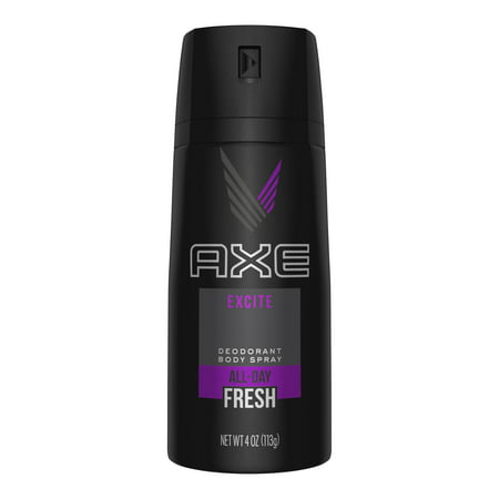 AXE Excite Body Spray for Men, 4 oz