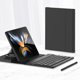 thumbnail image 1 of Leather Fold Stand Keyboard For Samsung Galaxy Z Fold 2 3 4 Bluetooth Wireless Keyboard With Stand and Pen Slot Case Cover, 1 of 5