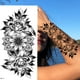 thumbnail image 3 of 20 Hojas Grandes Realistas Rosa Peonía Flor Tatuaje Temporal Adultos Mujeres Impermeable Negro Tatuaje Etiqueta 3d Flor Señora Hombro Tatuajes Temporal Hoja DIY Sexy Brazo Tatuaje Estilo Aleatorio, 3 of 5