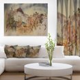 thumbnail image 1 of Abstract Old Building Watercolor - Abstract Art on Canvas, 1 of 3
