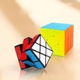 thumbnail image 4 of Qiyi 3x3 Speed Cube Stickerless Smooth Windmill Magic Cube Puzzle Educational Toy For Children Gifts, 4 of 9