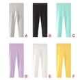 thumbnail image 3 of URMAGIC 2-7 Years Toddler Girls Basic Solid Cotton Legging Kids Stretch Leggings, 3 of 6