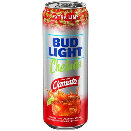 Bud Light Extra Lime American Chelada Beer 25 fl oz 1 Aluminum Can 4.2% ABV