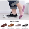 thumbnail image 2 of OWNTIDE Women's No Show Athletic Ankle Socks, Cushioned, Low Cut, 5 Pairs for Running & Sports, 2 of 6
