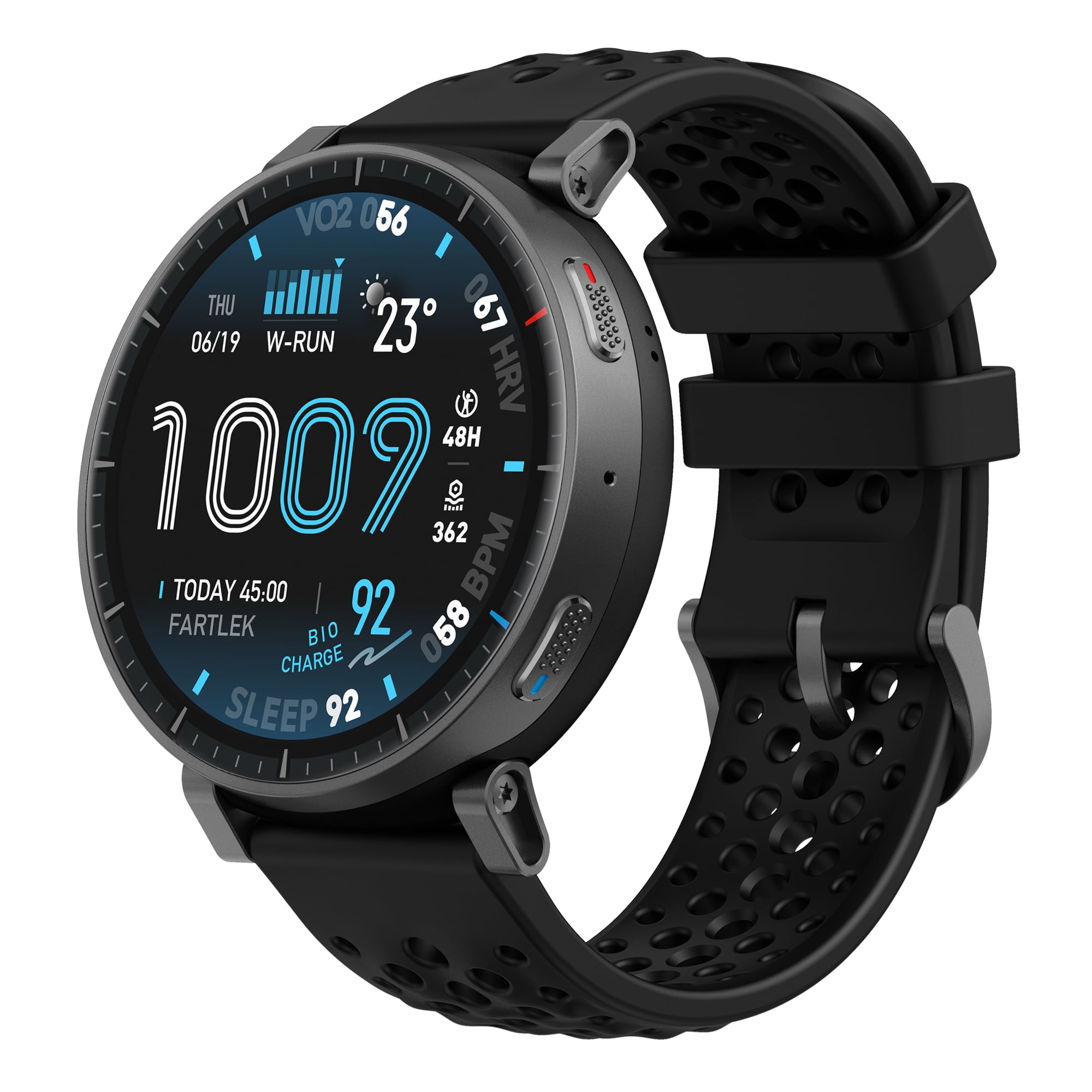 Amazfit Active Max 38mm Smart Watch 1.5" AMOLED Display, 25-Day Battery, Black