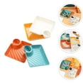 thumbnail image 3 of 4Pcs PP Food Plates Restaurant Vegetable Salad Plates Dessert Snack Breakfast Plates, 3 of 8