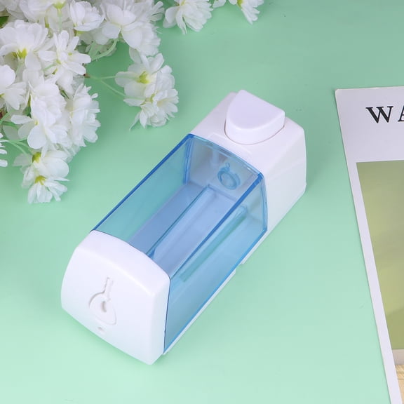 Mobutofu Wall Mounted Plastic Soap Pump Dispenser for Shower and Bathroom, 1 Pack Liquid Soap Holder, Easy Refill