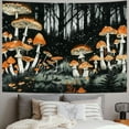 thumbnail image 2 of GOSMITH  Moth Tapestry Mushroom Tapestry Sun and Moon Tapestries Moon Phase Tapestry Celestial Star Tapestry Wall Hanging for Room Painting, 2 of 6