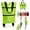 01# Green, variant on Foldable Shopping Bag with Wheels, Collapsible Cart Foldable Storage Bag Shopping Carts for Groceries, Personal Grocery Cart Bag on Wheels