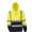 Yellow, variant on VEKDONE Safety Reflective Tops for Men High Visibility Work Reflective Construction Hooded Sweatshirts Waterproof Drawstring Hoodie with Pocket Yellow XXXL