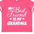 thumbnail image 4 of Inktastic My Best Friend is My Grandma with Hearts Boys or Girls Toddler T-Shirt, 4 of 5