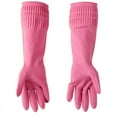 thumbnail image 4 of Rubber Waterproof Extra Long Kitchen Dish Washing Cleaning Household Gloves, 4 of 4