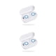 thumbnail image 2 of Monstrate Auriculares Auriculares impermeables compatibles con Bluetooth Auriculares Blanco Azul Blanco azul 2Conjunto, 2 of 6