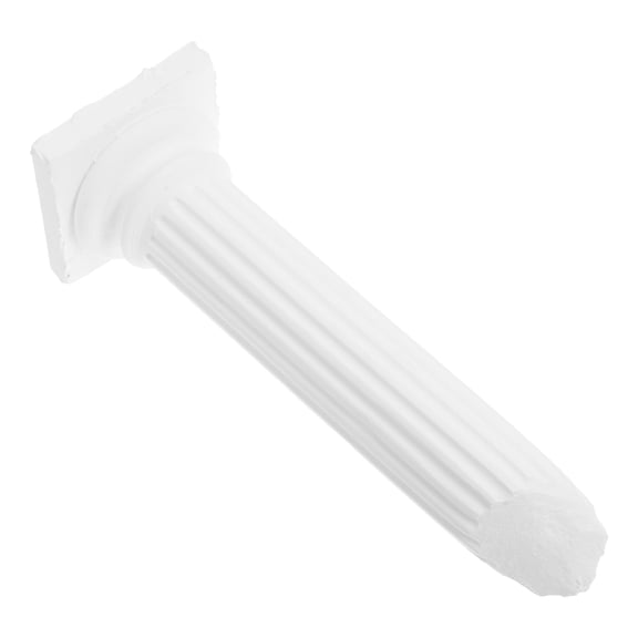 ADDHAT White Decorative Roman Pillar Plaster Statue Home Interior 1 Piece