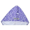 thumbnail image 3 of Turbie Twist Microfiber Hair Towel Wrap [2 Pack] ? The Original Microfiber Hair Wrap As Seen On TV! Signature Prints [Purple] Hair Turban Towel Wraps ? Plopping Towel for Long and Curly Hair Women, 3 of 6