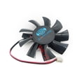 thumbnail image 4 of Free shipping For ARX FS1280-A1842C DC 12V Dia. 75mm C.T.C 40mm 2-Wire Server Frameless Fan, 4 of 4