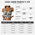 thumbnail image 5 of Uemuo Abstract Watercolor Pattern Women's Sports Bra - High Impact Support, Breathable, and Comfortable Athletic Bra for Running, Yoga, and Workouts, 5 of 9