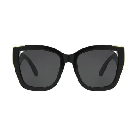 Foster Grant Presley Oversize Thick Frame Sunglasses Black UV400