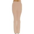 thumbnail image 3 of Vivian's Fashions Flare Bottom Pants, Junior Size (Beige, Medium), 3 of 3