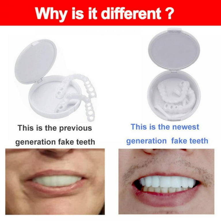 Customize Your Smile with Moldable False Teeth!