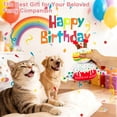 thumbnail image 2 of 4-in-1 Dog Birthday Cake Toy, Interactive Snuffle Puzzle, Funny Dog Toys—Plush Squeaky Treat Dispenser with Cotton Rope, Hide ＆ Seek Enrichment Toy for Small/Medium/Large Dogs, 2 of 7