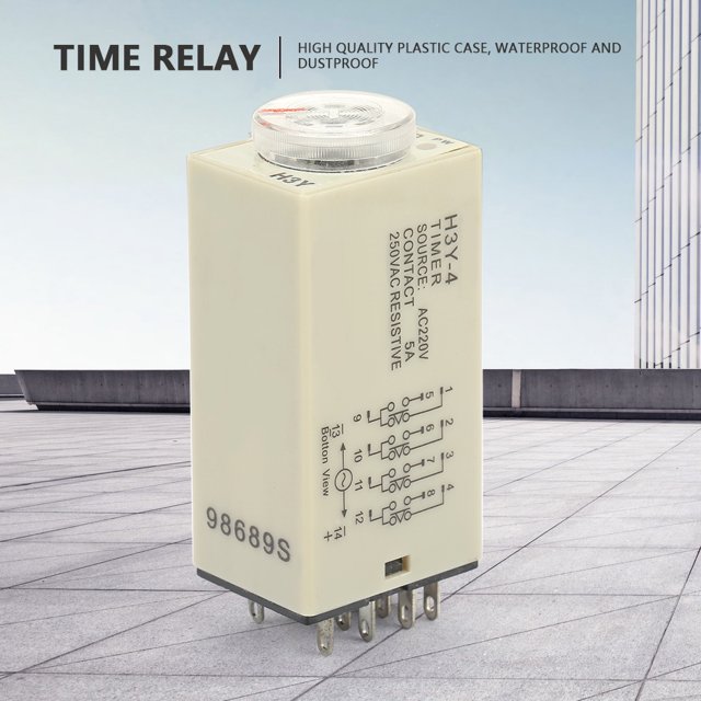 Relé Temporizador, Amplia Aplicación Relé Temporizador De Encendido De Alta Precisión Resistente Al Agua Para Control Remoto