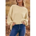 thumbnail image 2 of PRETTYGARDEN Women's Oversized Sweaters Sleeve Crew Neck Jumper Tops Chunky Knit Pullover Sweater, 2 of 6