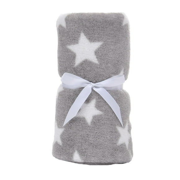 Manta para bebé Manta polar para niños Manta suave y acogedora para recién nacidos Manta para cama para niño y niña Diseño gris