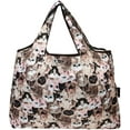 thumbnail image 3 of Wrapables Eco-Friendly Large Nylon Reusable Shopping Bags (Set of 3), Cat Lovers, 3 of 7