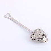 Kitchenware 1X Stainless Steel Filter Tea Infuser Heart Shape Spoon Strainer Novelty