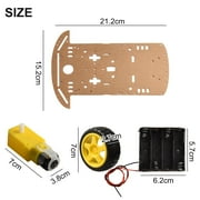 2Wd Smart Robot Car Chassis Kit W/ Speed Encoder Battery Box for Arduino 2 Motor