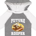 thumbnail image 4 of Inktastic Roofing Future Roofer Boys Long Sleeve Baby Bodysuit, 4 of 5