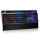 thumbnail image 3 of Teclado mecánico MOTOSPEED negro interruptor azul tipo 1, 3 of 8