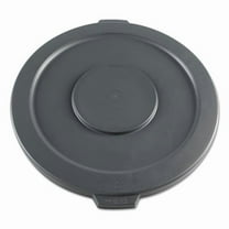 BWK Lids for 32 Gallon Round Waste Receptacle - Gray