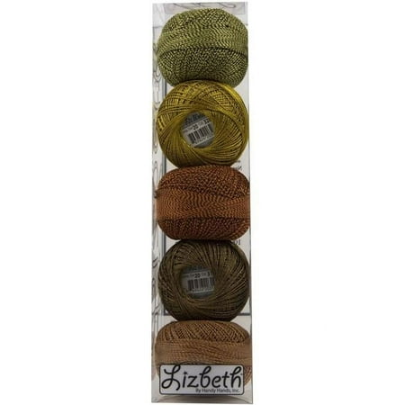 UPC: 0769826072072 | Handy Hands DP7207 Lizbeth Size 20 Metallic & Crochet Cotton Pack – Pack of 5
