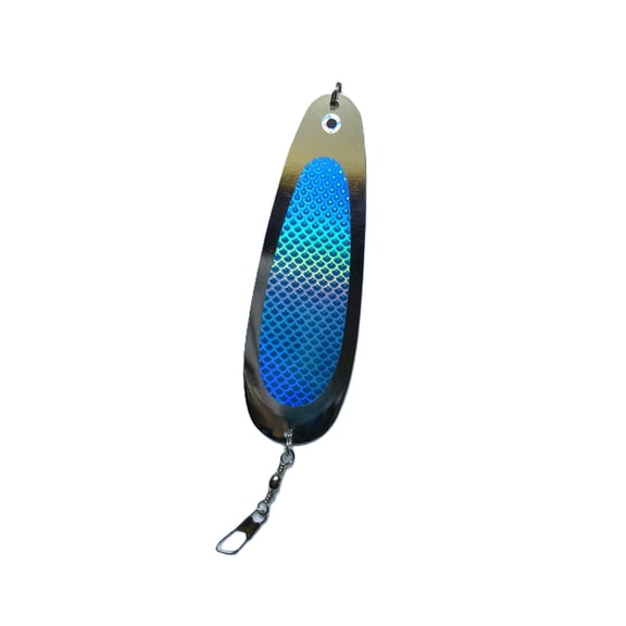 Kokanee Dodger: BLUE PRISM / nickel