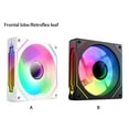 thumbnail image 3 of 3x Hydraulic Bearings Power Case Heat Fan Rgb Fan Sink Computer Fan For Cooling Performance Surging White frontal lobe, 3 of 9