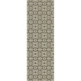 thumbnail image 1 of Aspen Brands RUG2BLK26 2 x 6 ft. Quad European Design Rug - Black & White, 1 of 2