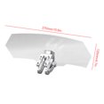 thumbnail image 3 of Parabrisas De Motocicleta Parabrisas De Motocicleta Pantalla de ventana acrílica modificada para parabrisas para NMAX 155 PCX 150 ADV (blanco), 3 of 8