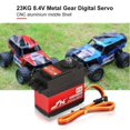 thumbnail image 1 of Pdi-hv6223mg Metal Gear 8.4v 23kg 0.16 Sec Servo digital de par grande para Rc Car Robot Airplane Aircraft Accesorios LingWen 8390611461690, 1 of 1