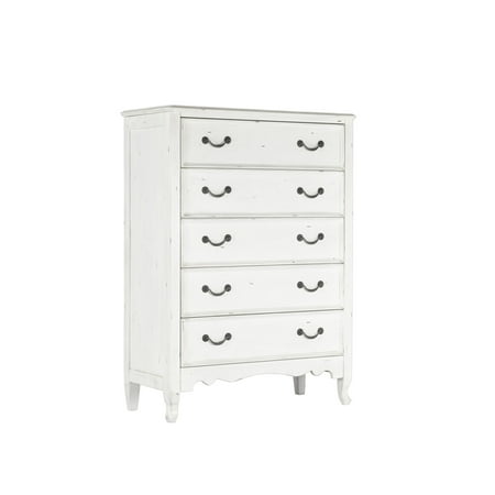 Emerald Home Bordeaux Antique White And Antique Pewter Dresser